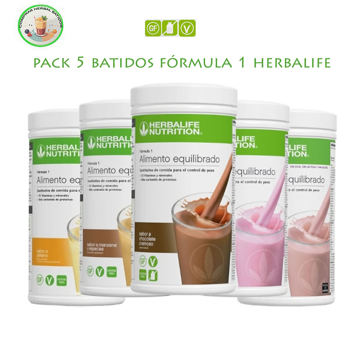 Pack 5 Batidos Herbalife